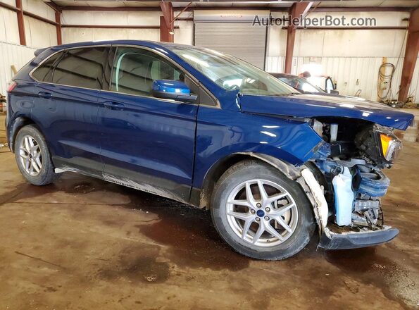2FMPK4J9XMBA33276 2021 FORD EDGE Blue Przód prawy