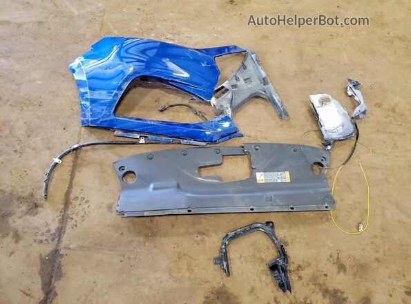 2FMPK4J9XMBA33276 2021 FORD EDGE Blue Widok naklejki z numerem VIN
