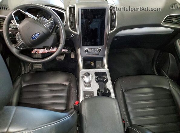 2FMPK4J9XMBA33276 2021 FORD EDGE Blue Widok deski rozdzielczej