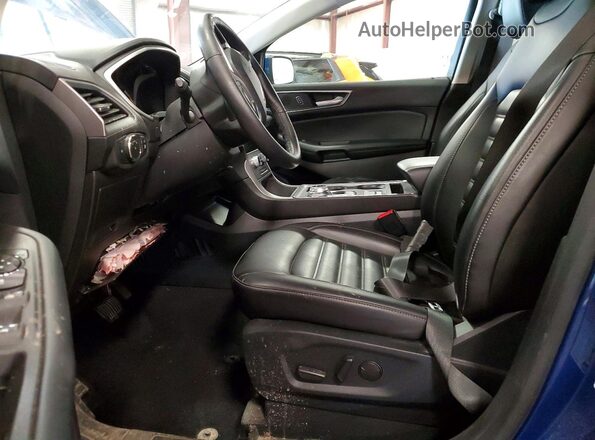 2FMPK4J9XMBA33276 2021 FORD EDGE Blue Widok wnętrza z przodu
