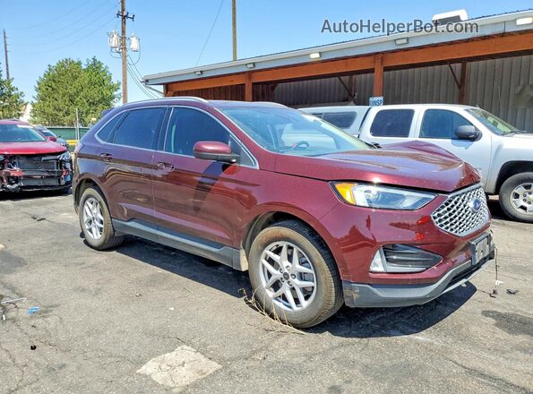 2FMPK4J9XPBA12237 2023 FORD EDGE Burgundy Przód prawy