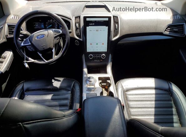 2FMPK4J9XPBA12237 2023 FORD EDGE Burgundy Widok deski rozdzielczej