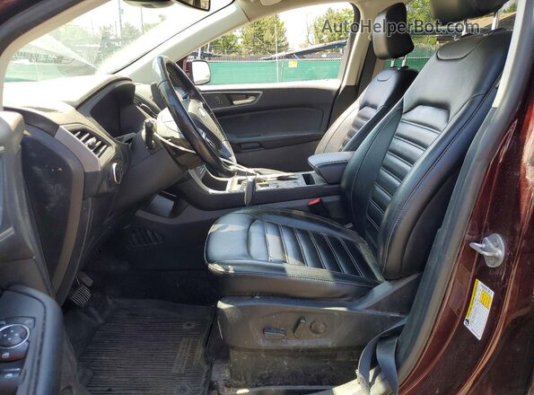 2FMPK4J9XPBA12237 2023 FORD EDGE Burgundy Widok wnętrza z przodu