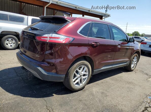 2FMPK4J9XPBA12237 2023 FORD EDGE Burgundy Tył prawy