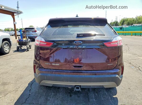2FMPK4J9XPBA12237 2023 FORD EDGE Burgundy Widok z tyłu