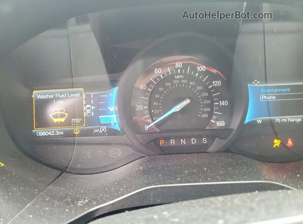 2FMPK4J9XPBA31659 2023 FORD EDGE Silver Вид щитка приладів