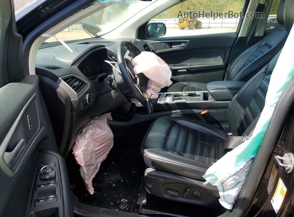 2FMPK4J9XPBA46761 2023 FORD EDGE Black Widok wnętrza z przodu