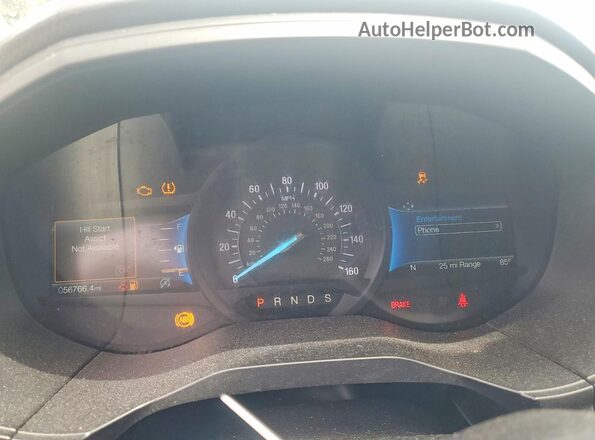 2FMPK4J9XPBA56772 2023 FORD EDGE Blue Instrument cluster view