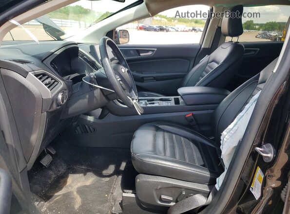 2FMPK4J9XPBA58926 2023 FORD EDGE Black წინა სალონის ხედი