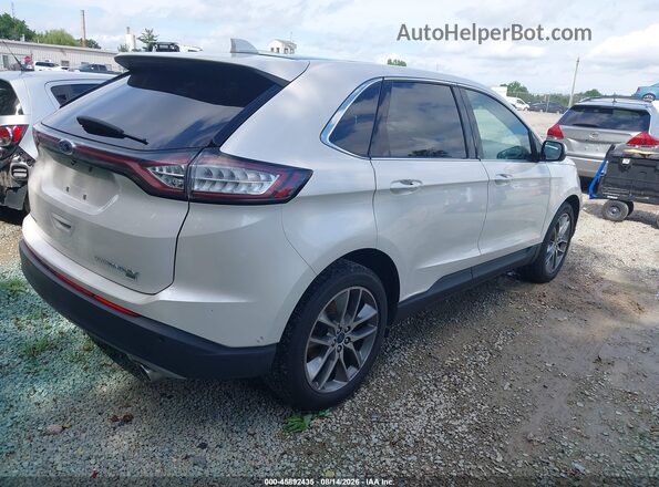2FMPK4K80GBC46716 2016 FORD EDGE White Trasero derecho