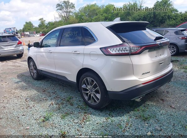 2FMPK4K80GBC46716 2016 FORD EDGE White Trasero izquierdo