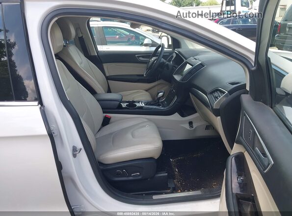 2FMPK4K80GBC46716 2016 FORD EDGE White Vista interior delantera