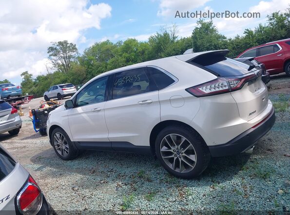 2FMPK4K80GBC46716 2016 FORD EDGE White Vista interior de 360 grados