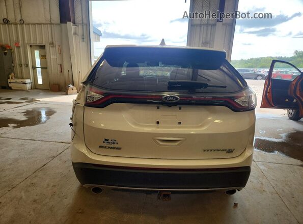 2FMPK4K80GBC52502 2016 FORD EDGE White Vista trasera