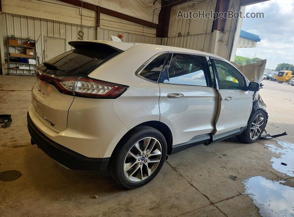 2FMPK4K80GBC52502 2016 FORD EDGE White Trasero derecho