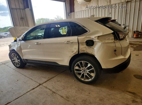 2FMPK4K80GBC52502 2016 FORD EDGE White Trasero izquierdo