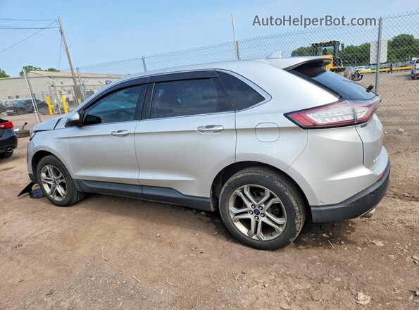 2FMPK4K80HBB14122 2017 FORD EDGE Silver უკანა მარცხენა