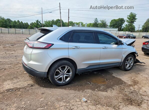 2FMPK4K80HBB14122 2017 FORD EDGE Silver უკანა მარჯვენა