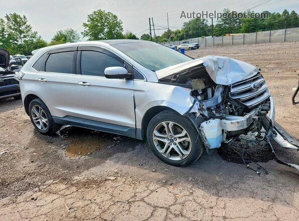 2FMPK4K80HBB14122 2017 FORD EDGE Silver წინა მარჯვენა