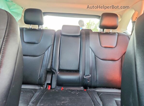 2FMPK4K80HBB14122 2017 FORD EDGE Silver უკანა სავარძლების ხედი