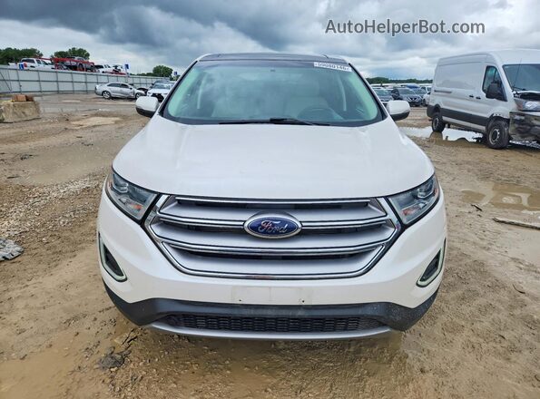 2FMPK4K80JBB49118 2018 FORD EDGE White Вид спереду