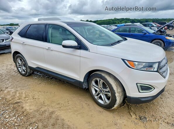 2FMPK4K80JBB49118 2018 FORD EDGE White Передня права чверть