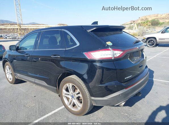 2FMPK4K80JBB80112 2018 FORD EDGE Black უკანა მარცხენა
