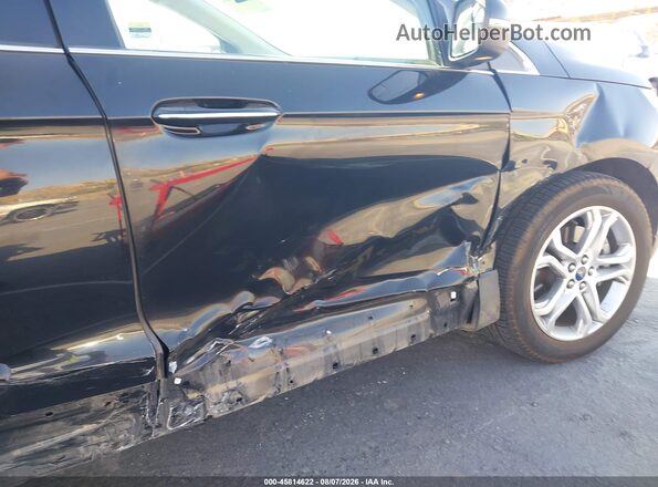 2FMPK4K80JBB80112 2018 FORD EDGE Black წინა ხედი