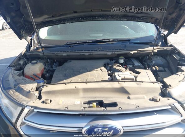 2FMPK4K80JBB80112 2018 FORD EDGE Black უკანა ხედი