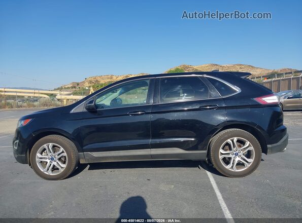 2FMPK4K80JBB80112 2018 FORD EDGE Black სალონის 360-გრადუსიანი ხედი