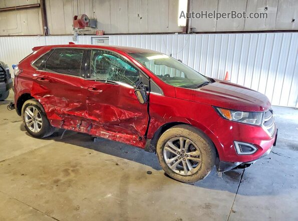 2FMPK4K81GBC37135 2016 FORD EDGE Красный Передняя правая четверть