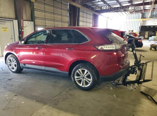 2FMPK4K81GBC37135 2016 FORD EDGE Красный Задняя левая четверть