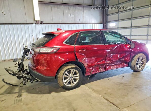2FMPK4K81GBC37135 2016 FORD EDGE Красный Задняя правая четверть