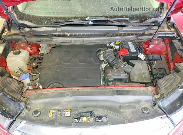 2FMPK4K81GBC37135 2016 FORD EDGE Красный Вид подкапотного пространства