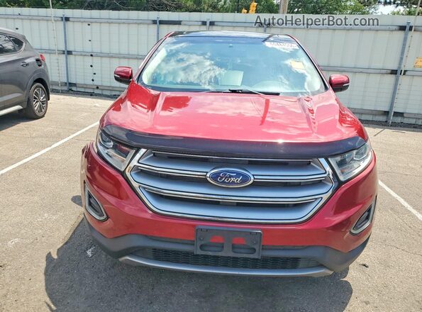 2FMPK4K81HBB72854 2017 FORD EDGE Red Vista frontal