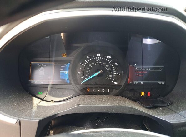 2FMPK4K81HBB72854 2017 FORD EDGE Red Vista del cuadro de instrumentos