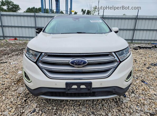 2FMPK4K82GBB28411 2016 FORD EDGE White Вид спереду