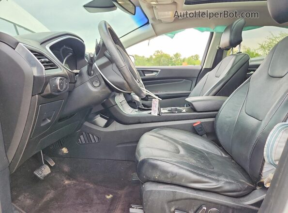 2FMPK4K82GBB28411 2016 FORD EDGE White Вид салону спереду