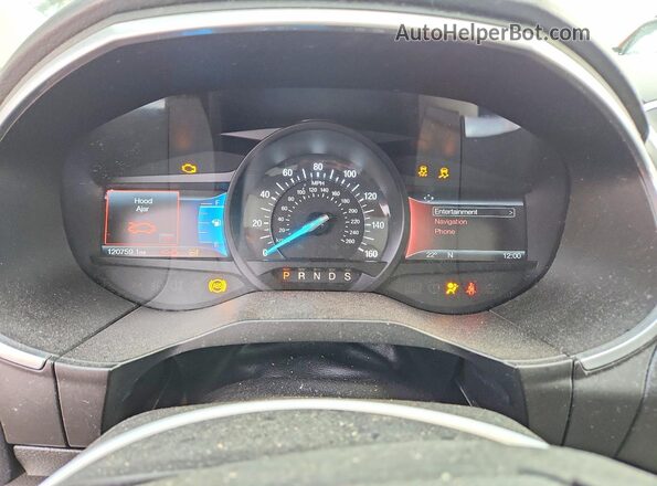 2FMPK4K82GBB28411 2016 FORD EDGE White Вид щитка приладів