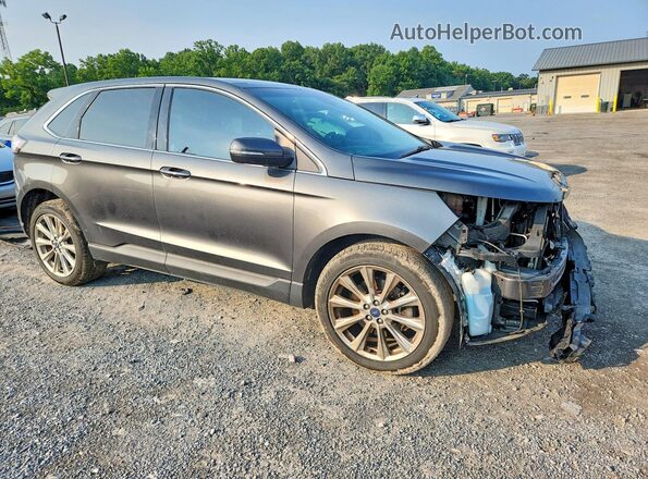 2FMPK4K83JBB49047 2018 FORD EDGE Gray წინა მარჯვენა