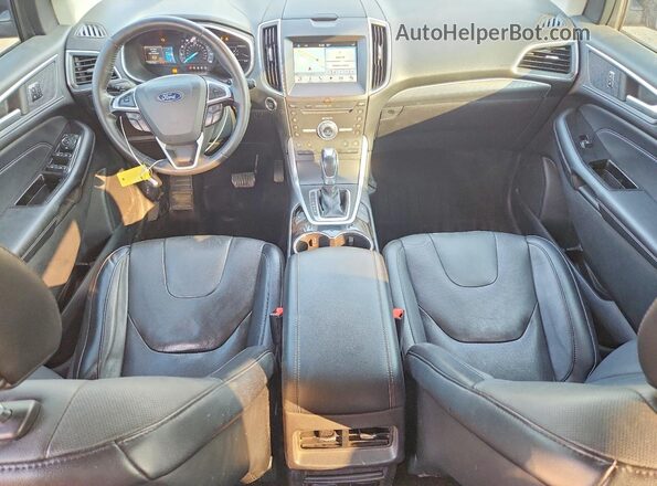 2FMPK4K83JBB49047 2018 FORD EDGE Gray წინა პანელის ხედი