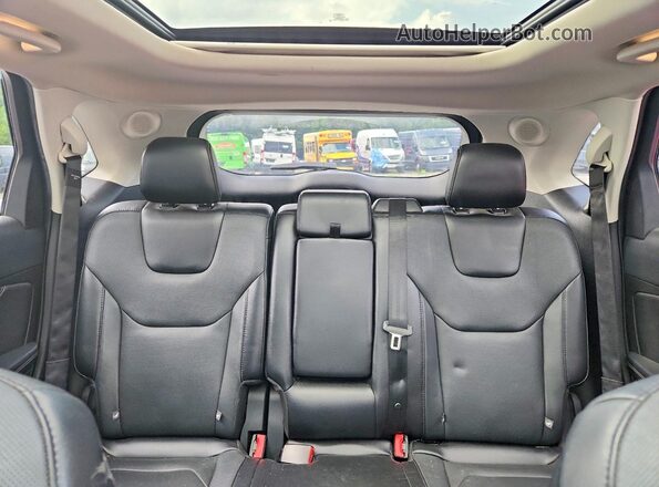 2FMPK4K83JBB49047 2018 FORD EDGE Gray უკანა სავარძლების ხედი