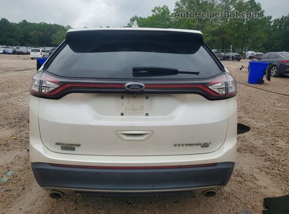 2FMPK4K84HBC25160 2017 FORD EDGE White Вид ззаду