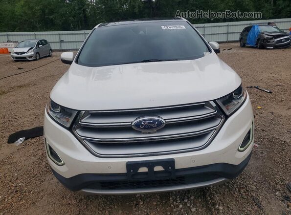2FMPK4K84HBC25160 2017 FORD EDGE White Вид спереду