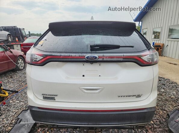 2FMPK4K85GBB09951 2016 FORD EDGE White Հետևի տեսք