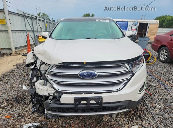 2FMPK4K85GBB09951 2016 FORD EDGE White Դիմացի տեսք