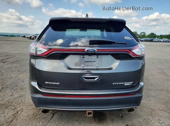 2FMPK4K85GBC04753 2016 FORD EDGE Gray Հետևի տեսք