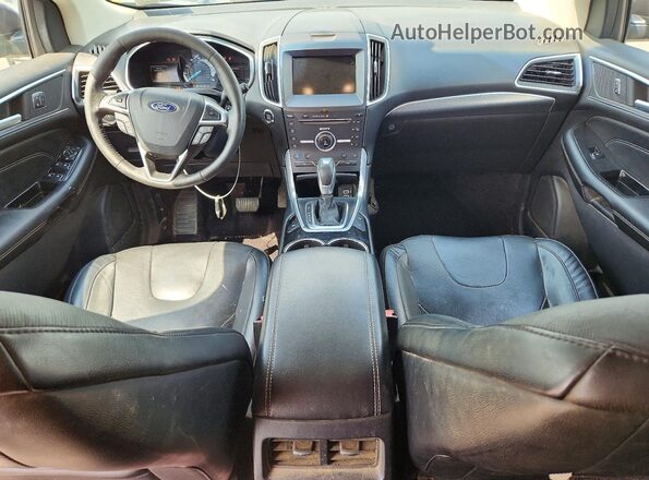 2FMPK4K85GBC04753 2016 FORD EDGE Gray Առջևի վահանակի տեսք
