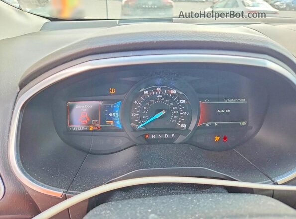 2FMPK4K85HBB78320 2017 FORD EDGE Burgundy Vista del cuadro de instrumentos