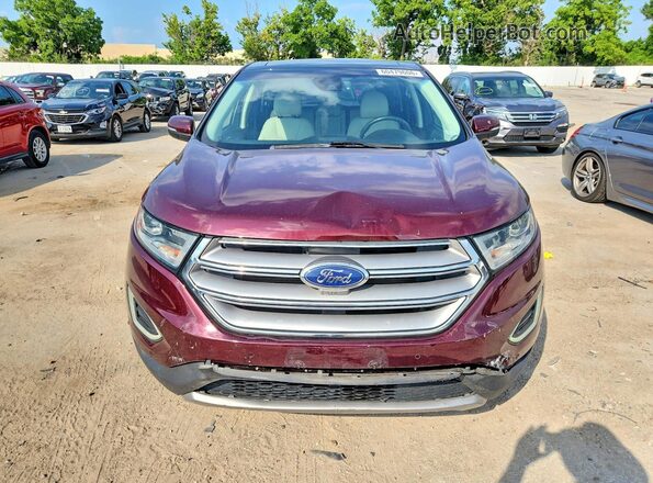 2FMPK4K85HBB78320 2017 FORD EDGE Burgundy Vista frontal